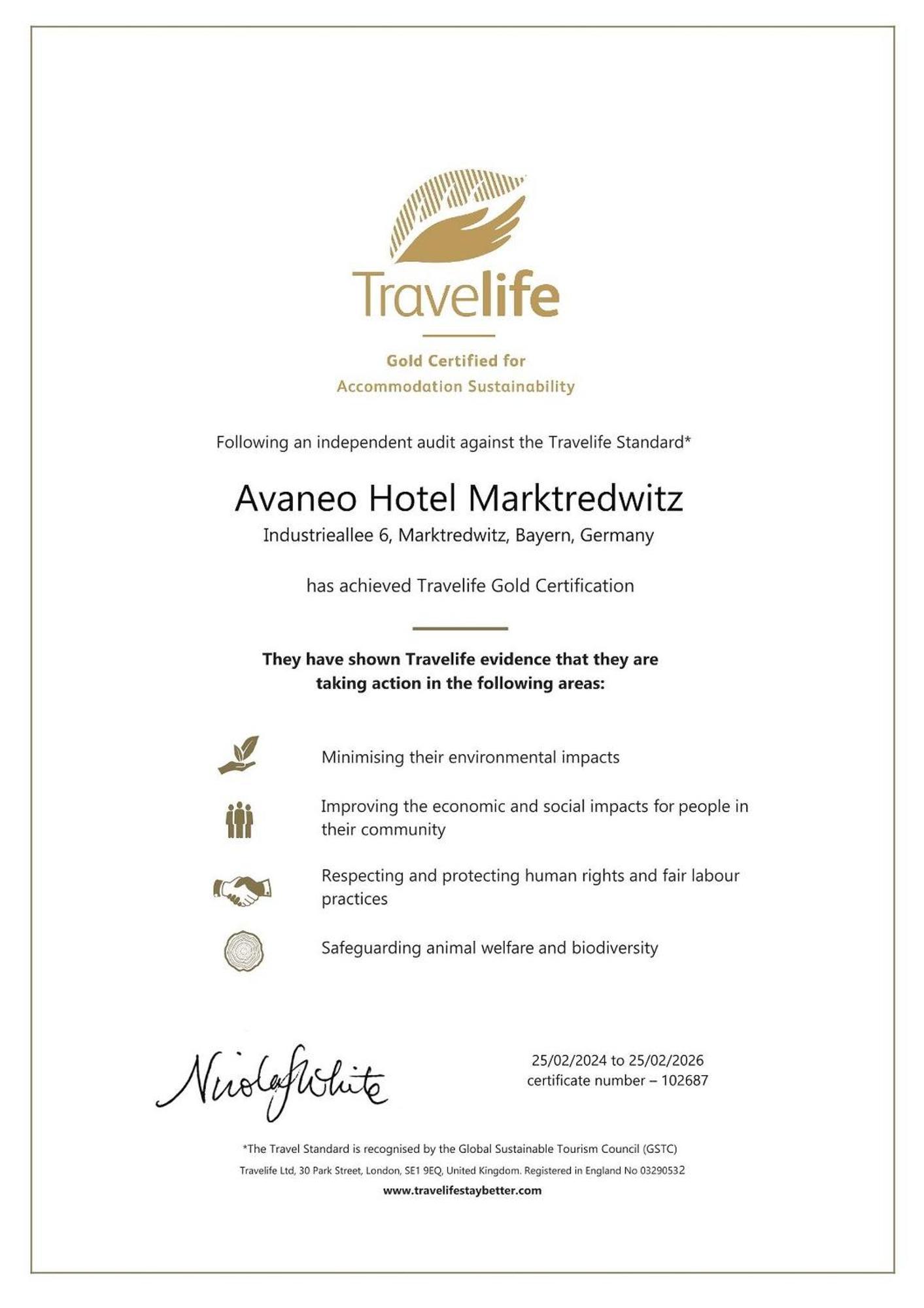 Avaneo Hotel Marktredwitz Eksteriør billede